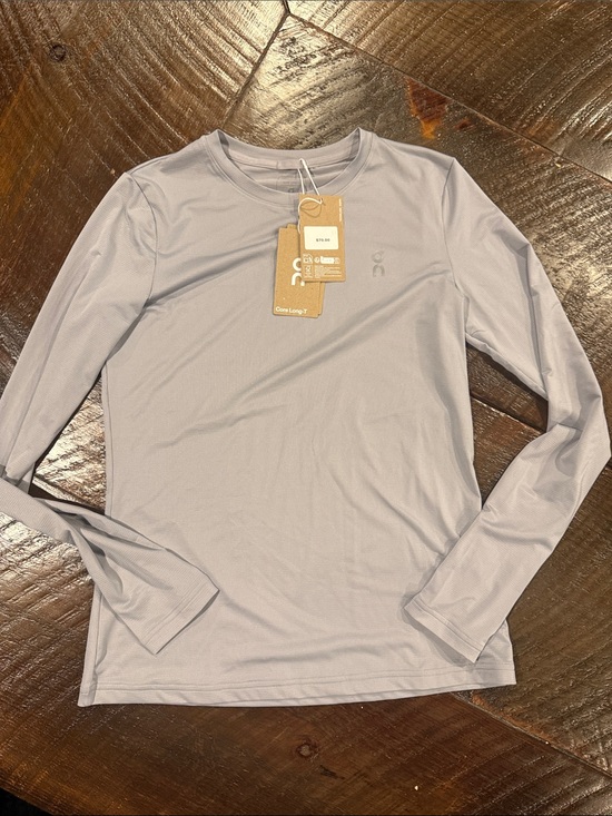 On Running Tops - On Running Women's Long-Sleeve Performance Tee - grey